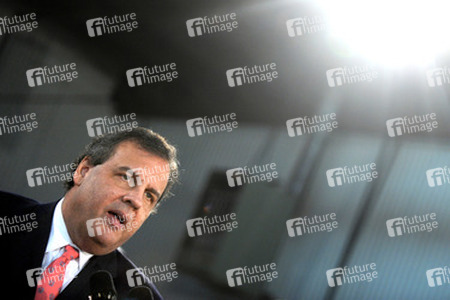 Chris Christie trifft Sandy-geschädigte Hausbesitzer, Manahawkin