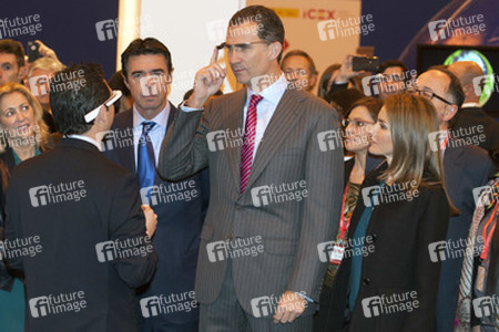 Prinz Felipe und Prinzessin Letizia auf der Fitur Messe, Madrid