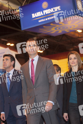 Prinz Felipe und Prinzessin Letizia auf der Fitur Messe, Madrid