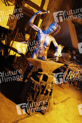 Schmied Bodypainting / Blacksmith Body Painting