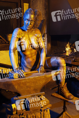 Schmied Bodypainting / Blacksmith Body Painting