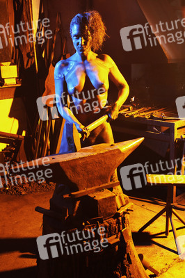 Schmied Bodypainting / Blacksmith Body Painting