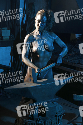 Schmied Bodypainting / Blacksmith Body Painting