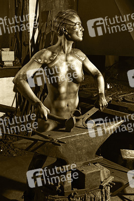 Schmied Bodypainting / Blacksmith Body Painting