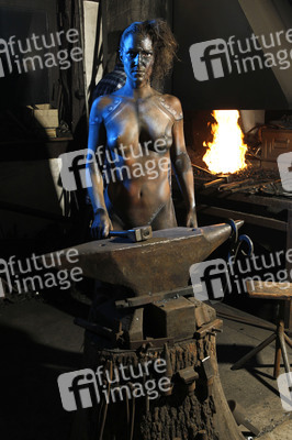 Schmied Bodypainting / Blacksmith Body Painting
