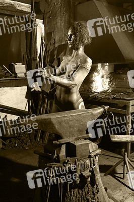 Schmied Bodypainting / Blacksmith Body Painting