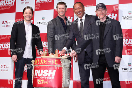 Daniel Brühl, Chris Hemsworth, Kazuhiro Kiyohara, Ron Howard