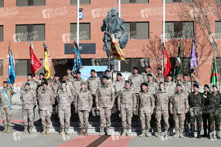 Prince Felipe besucht die Parachutist Brigada, Paracuellos de Jarama