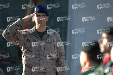 Prince Felipe besucht die Parachutist Brigada, Paracuellos de Jarama