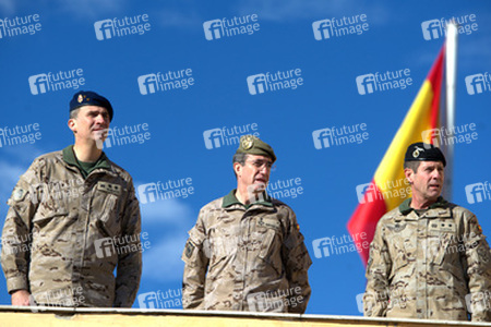 Prince Felipe besucht die Parachutist Brigada, Paracuellos de Jarama
