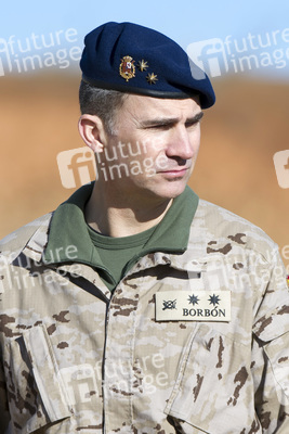 Prince Felipe besucht die Parachutist Brigada, Paracuellos de Jarama