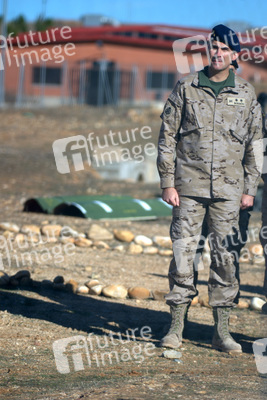 Prince Felipe besucht die Parachutist Brigada, Paracuellos de Jarama