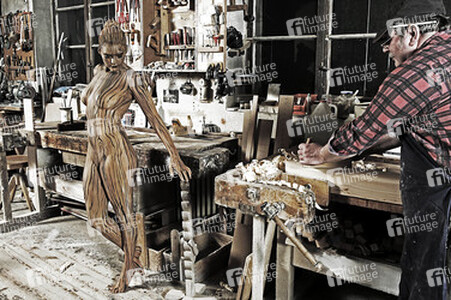 Holz / Wood Bodypainting