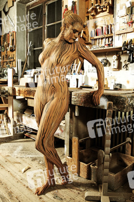 Holz / Wood Bodypainting