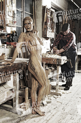 Holz / Wood Bodypainting