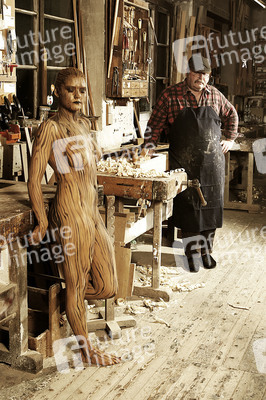 Holz / Wood Bodypainting
