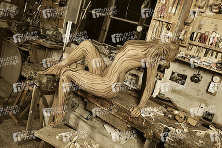 Holz / Wood Bodypainting