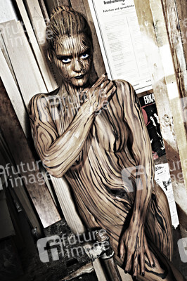 Holz / Wood Bodypainting
