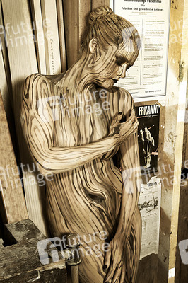 Holz / Wood Bodypainting
