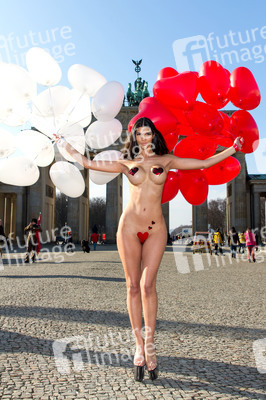 Micaela Schäfer Valentinstag-Photoshooting, Berlin