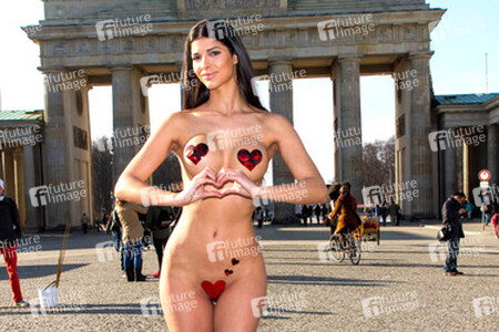Micaela Schäfer Valentinstag-Photoshooting, Berlin