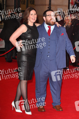 Nick Frost mit Gattin Christina