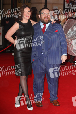 Nick Frost mit Gattin Christina