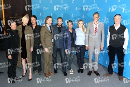 Willem Dafoe, Tilda Swinton, Edward Norton, Wes Anderson, Ralph Fiennes, Tony Revolori, Saoirse Ronan, Jeff Goldblum, Bill Murray
