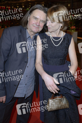 Corinna Harfouch mit Freund Wolfgang Krause Zwieback