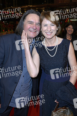 Corinna Harfouch mit Freund Wolfgang Krause Zwieback