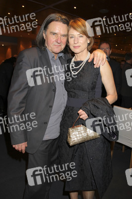 Corinna Harfouch mit Freund Wolfgang Krause Zwieback