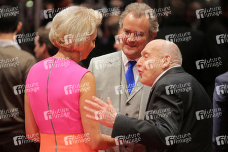 Hugh Bonneville mit Gattin Lulu Evans, Harry Ettlinger
