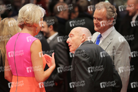 Hugh Bonneville mit Gattin Lulu Evans, Harry Ettlinger