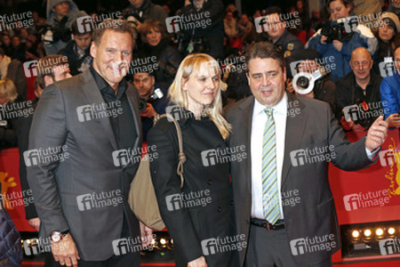 Ralf Moeller, Sigmar Gabriel mit Gattin Anke Stadler Gabriel