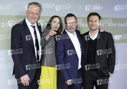 Stellan Skarsgard, Stacy Martin, Lars von Trier, Christian Slater