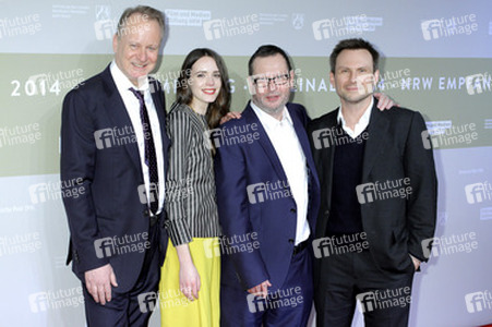 Stellan Skarsgard, Stacy Martin, Lars von Trier, Christian Slater
