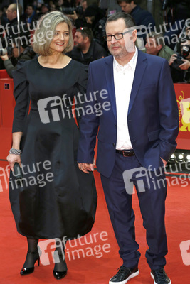 Lars von Trier mit Partnerin Bente Fröge