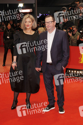 Lars von Trier mit Partnerin Bente Fröge