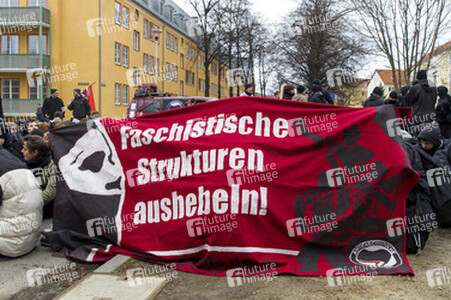 'Cottbus nazifrei' Demonstration, Cottbus