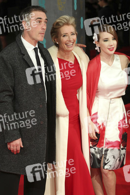Greg Wise, Emma Thompson mit Tochter Gaia Wise