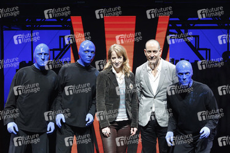 'Blue Man Group' Fototermin, Berlin