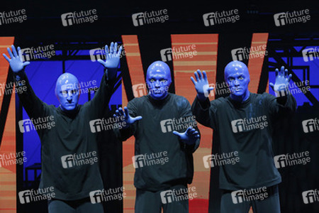 'Blue Man Group' Fototermin, Berlin