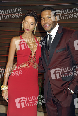 Michael Strahan mit seiner Verlobten Nicole Murphy
