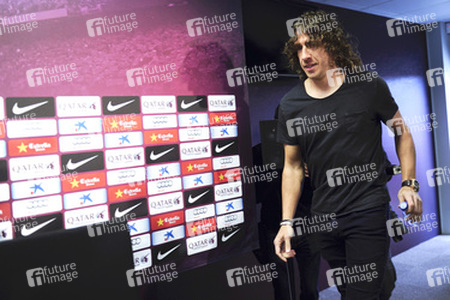 Carles Puyol Pressekonferenz, Sant Joan Despi