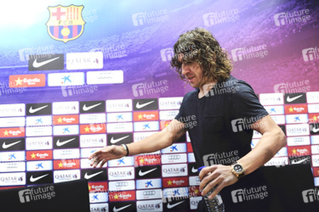 Carles Puyol Pressekonferenz, Sant Joan Despi