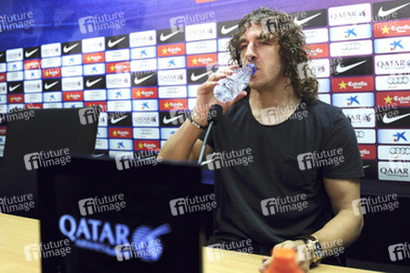 Carles Puyol Pressekonferenz, Sant Joan Despi