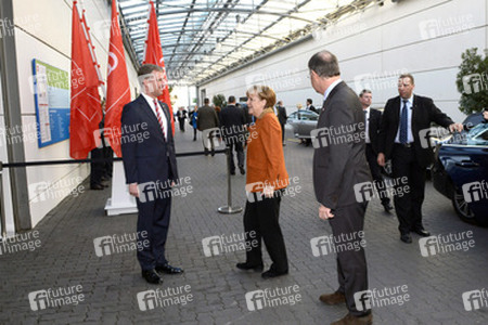 CeBIT Eröffnungsrundgang der Kanzlerin, Hannover