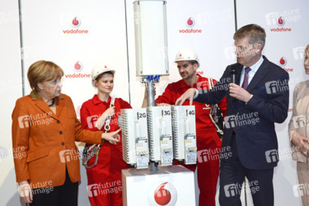CeBIT Eröffnungsrundgang der Kanzlerin, Hannover