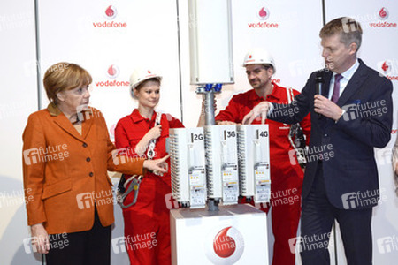 CeBIT Eröffnungsrundgang der Kanzlerin, Hannover