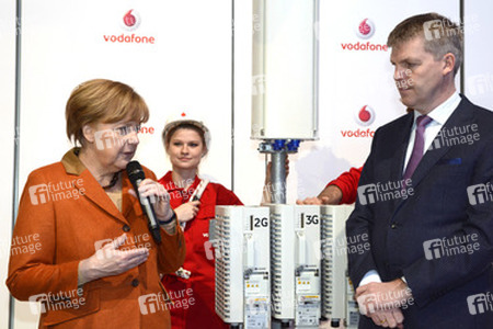 CeBIT Eröffnungsrundgang der Kanzlerin, Hannover